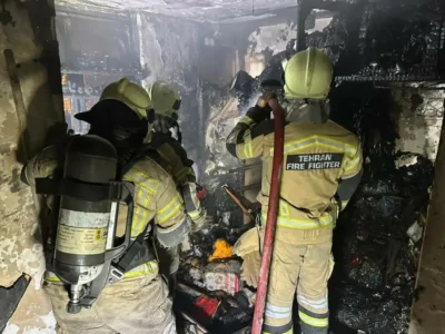 جزئیات آتش سوزی مجتمع مسکونی ۵۴ واحدی در شهرک راه آهن تهران