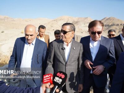 معاون رئیس جمهور از سد دالکی بازدید کرد