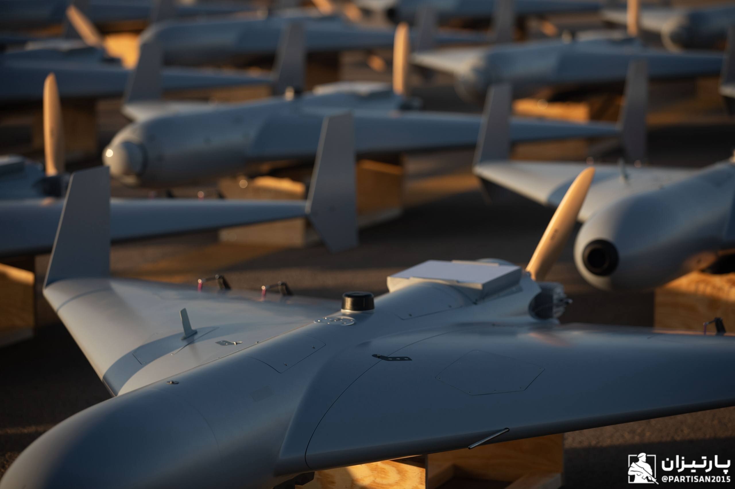 آمریکا یک اسکادران پهپاد شاهد ۱۳۶ در خاورمیانه مستقر کرد+ تصاویر