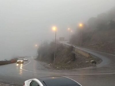 بارندگی در جاده‌های ۸ استان| ممنوعیت تردد در چالوس تا ساعت ۱۹