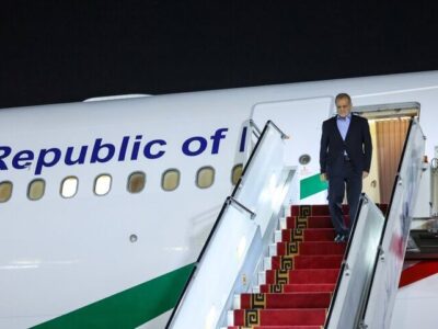 رئیس جمهور وارد ترکمنستان شد