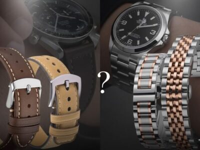 ساعت بند چرمی مارک دار یا بند استیل؟ بررسی ارزش اقتصادی هر کدام برای مردان شاغل