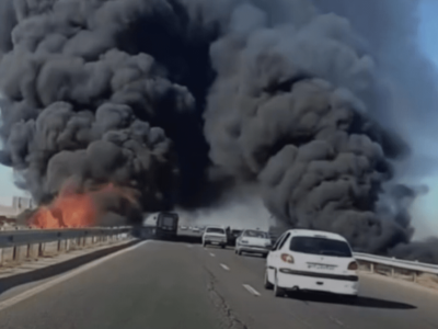 علت آتشسوزی در آزادراه قزوین–رشت مشخص شد