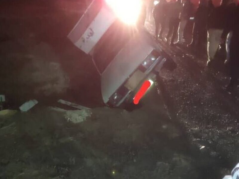 فرونشست در ولیعصر/ حال مصدومان خوب است؟