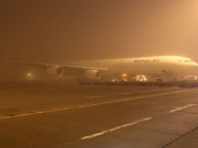 لغو شدن پروازهای فرودگاه اهواز به دلیل مه گرفتگی