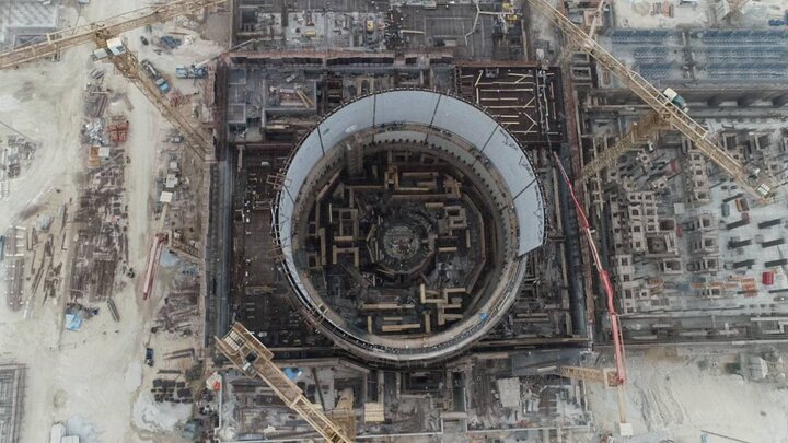 رینگ سوم راکتور واحد دوم نیروگاه اتمی بوشهر نصب شد