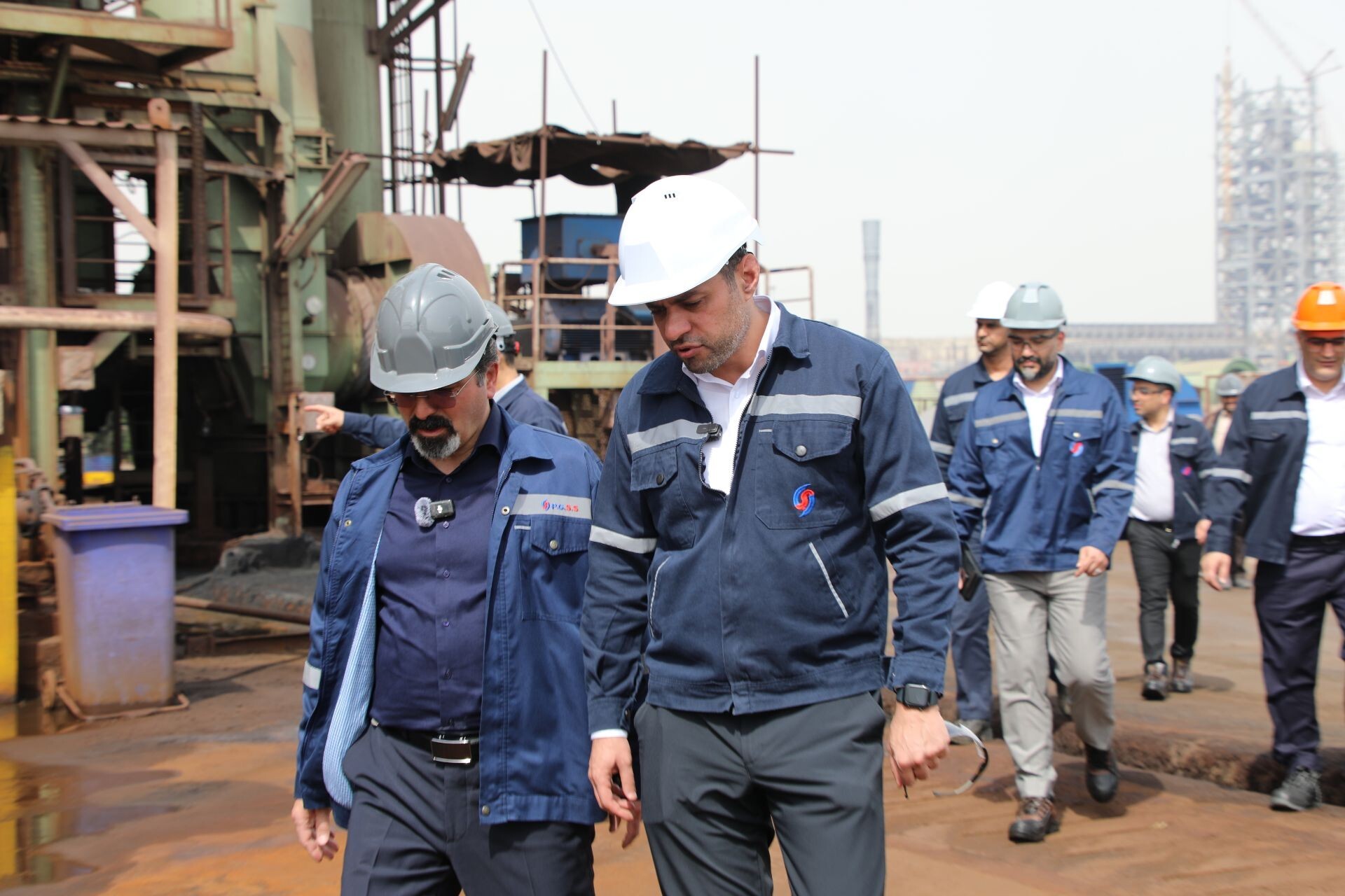 بازدید مدیرعامل هلدینگ صبا انرژی از شرکت صبا فولاد خلیج فارس