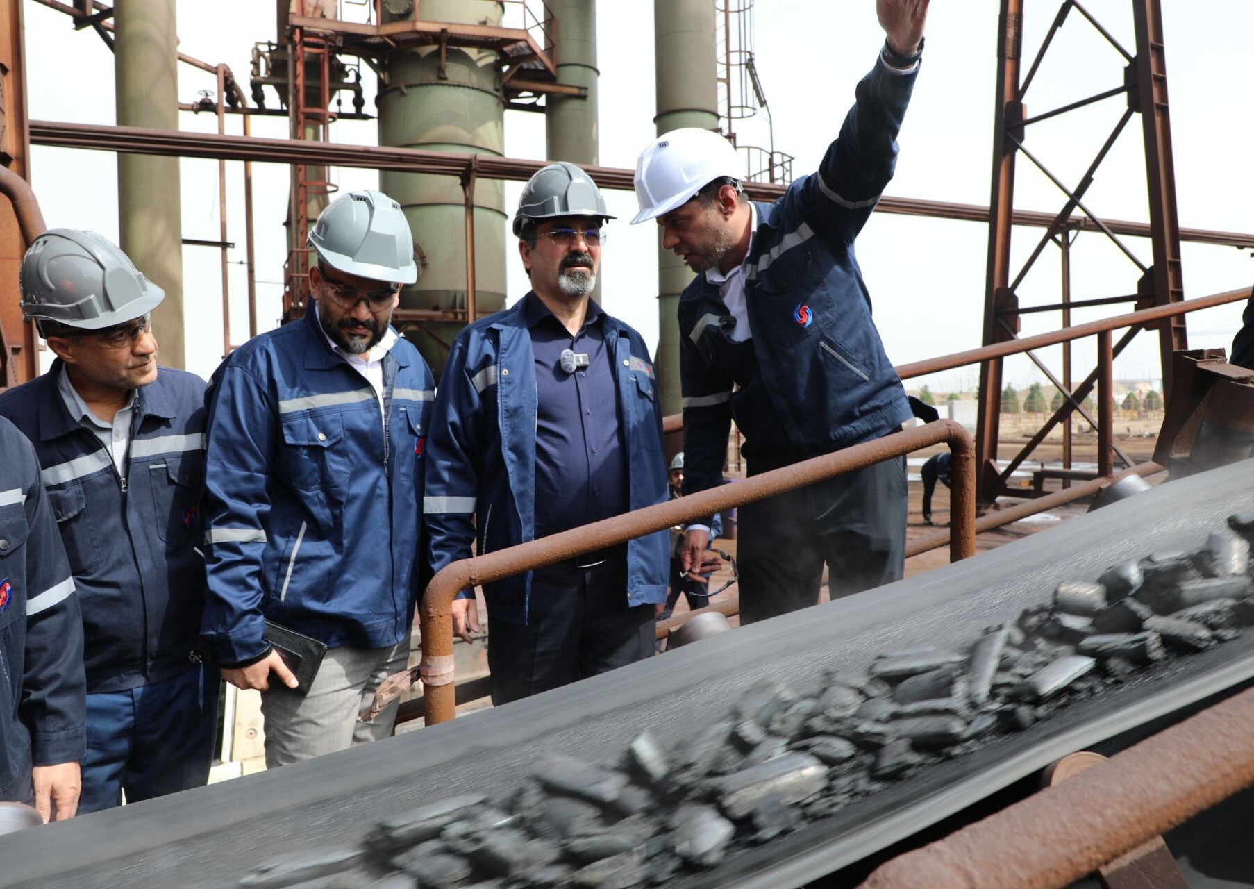 بازدید مدیرعامل هلدینگ صبا انرژی از شرکت صبا فولاد خلیج فارس