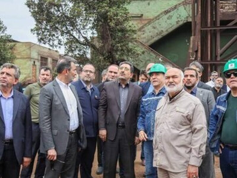 وزیر صمت از فولاد خوزستان بازدید کرد